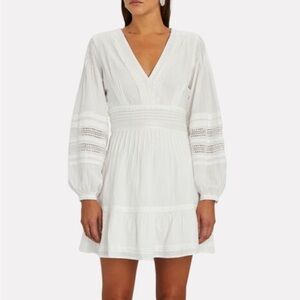 INTERMIX Bettina Cotton Peasant Mini Dress size 6